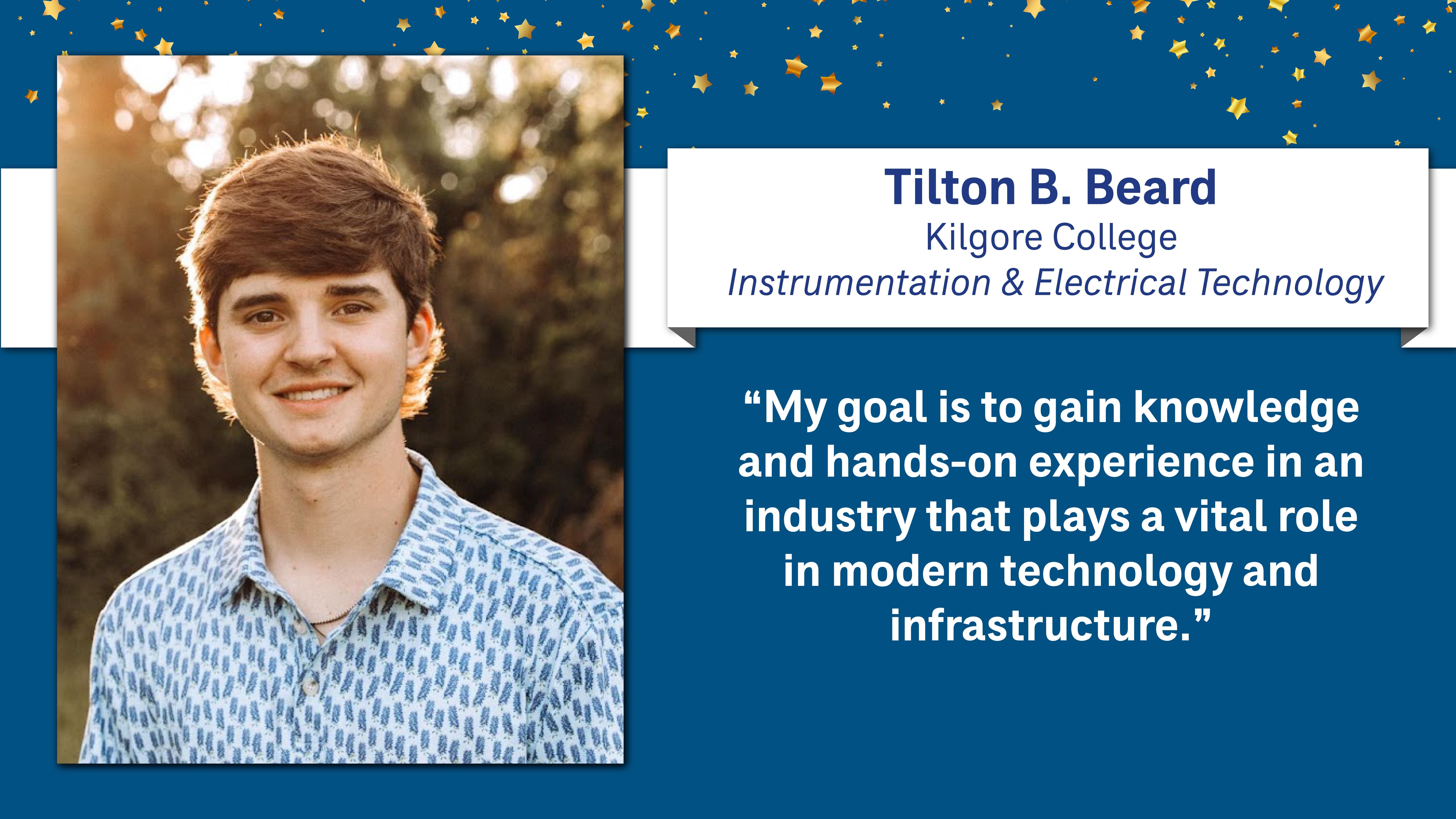 Tilton B. Beard Scholarship Recipient