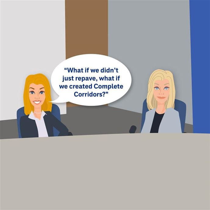 Illustration of Sandy and Jenny