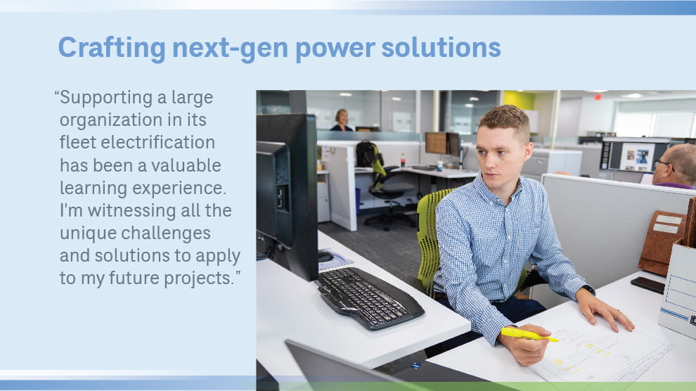 Danny DeGennaro graphic at desk