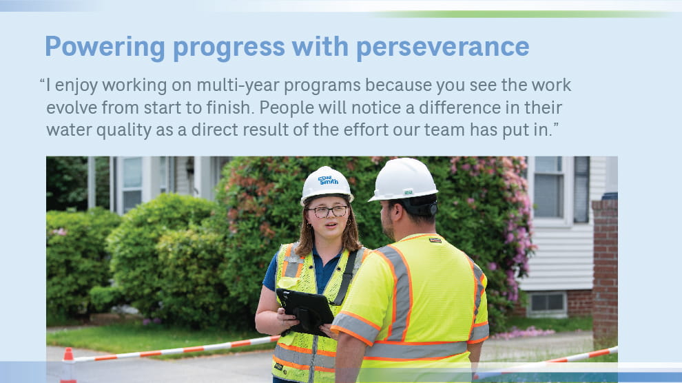 Eileen Sundberg in the field