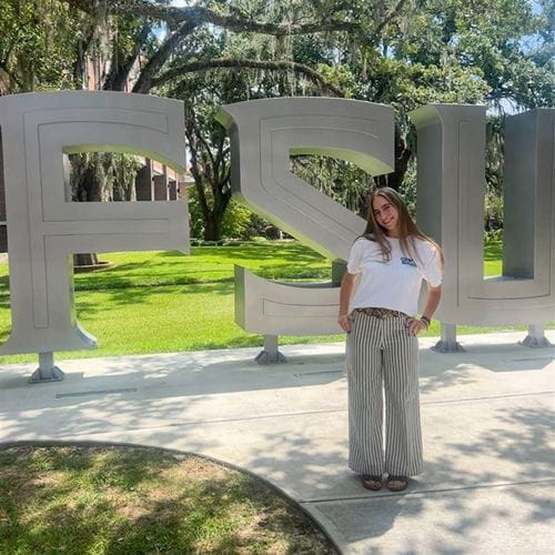 Marissa FSU intern tshirt design