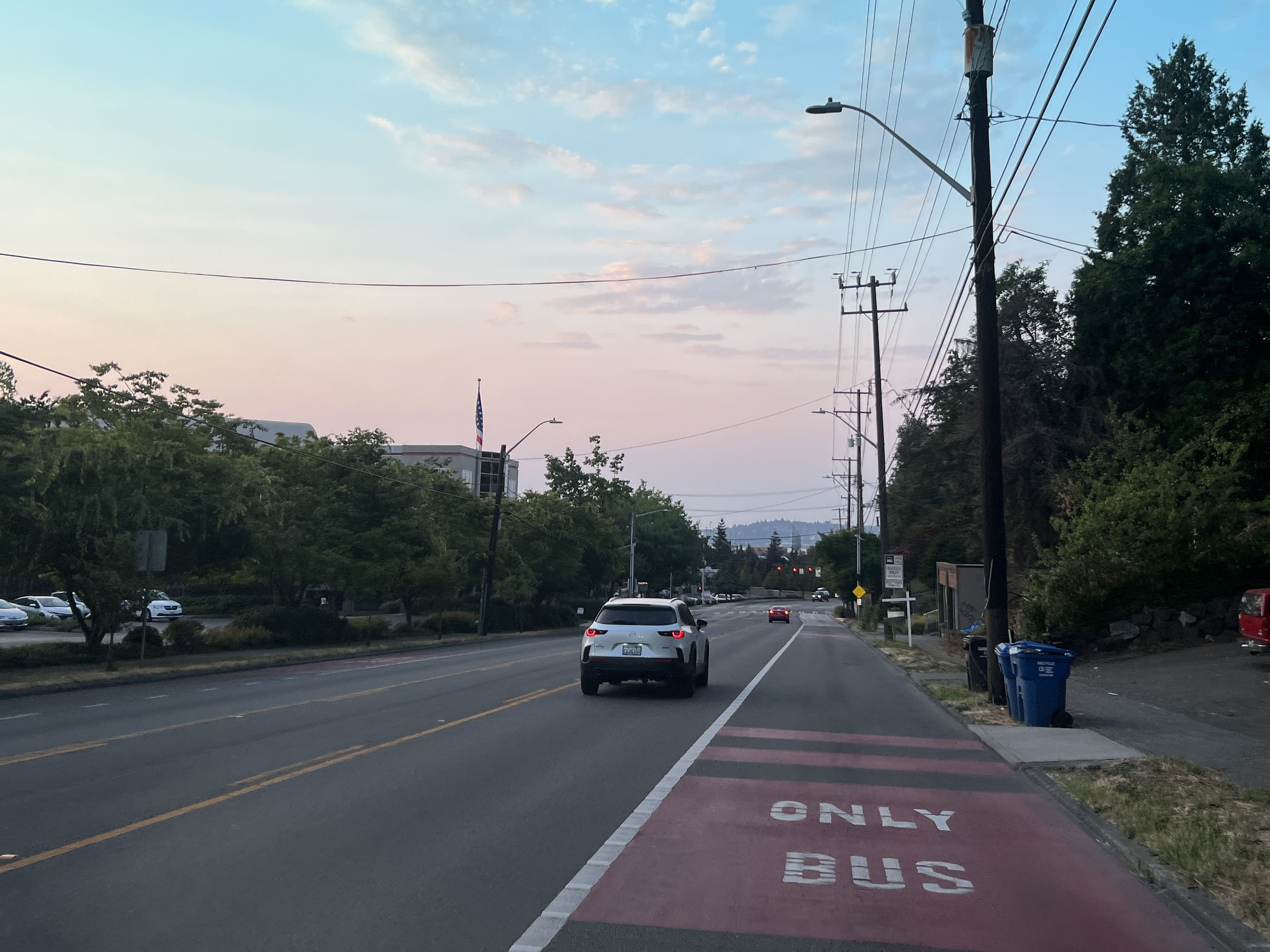 Delridge Seattle Bus Only Lane