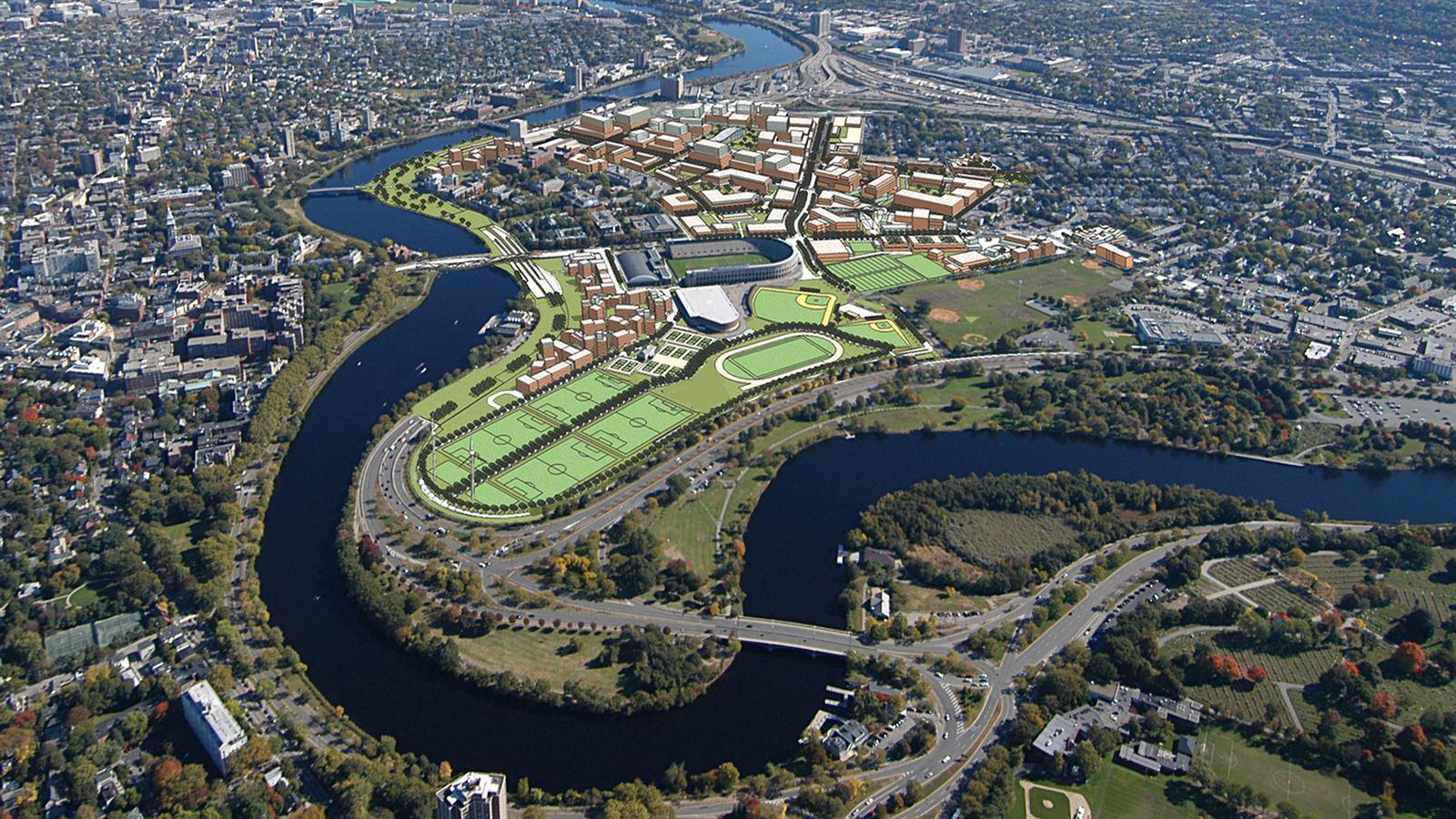 Harvard University Expansion Aerial