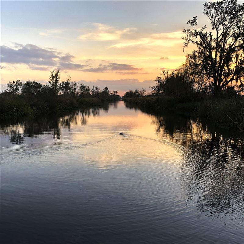canal sunset