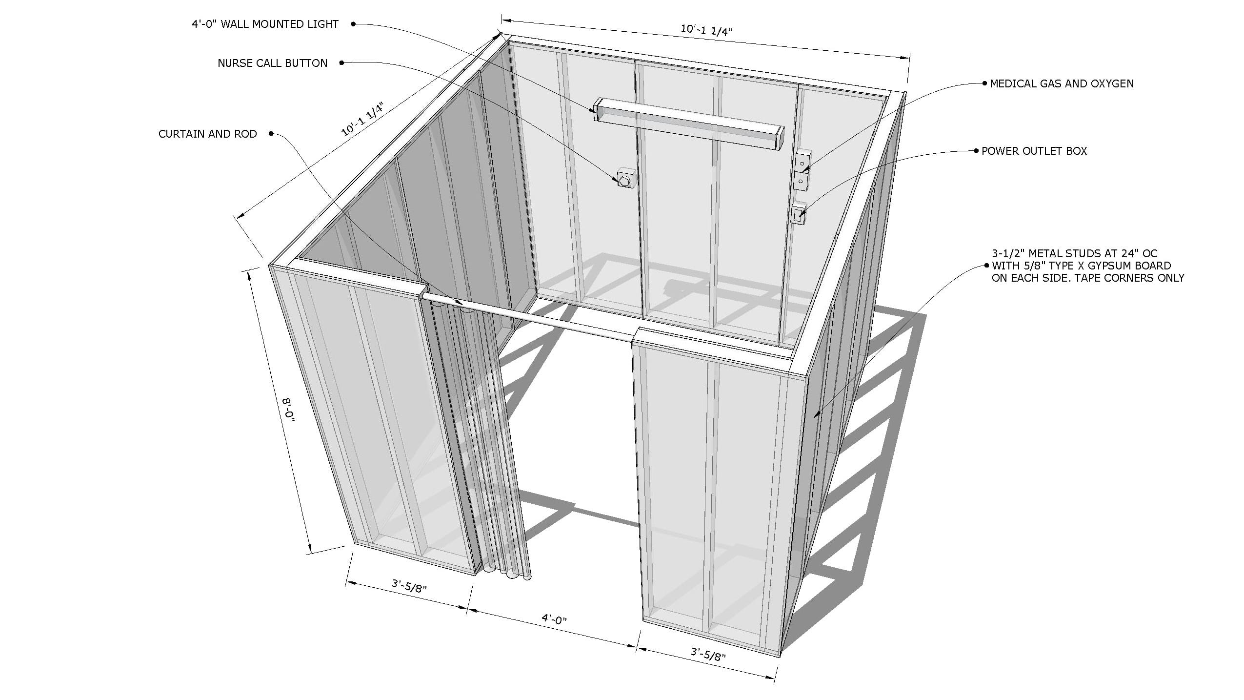 Conceptual patient pod 