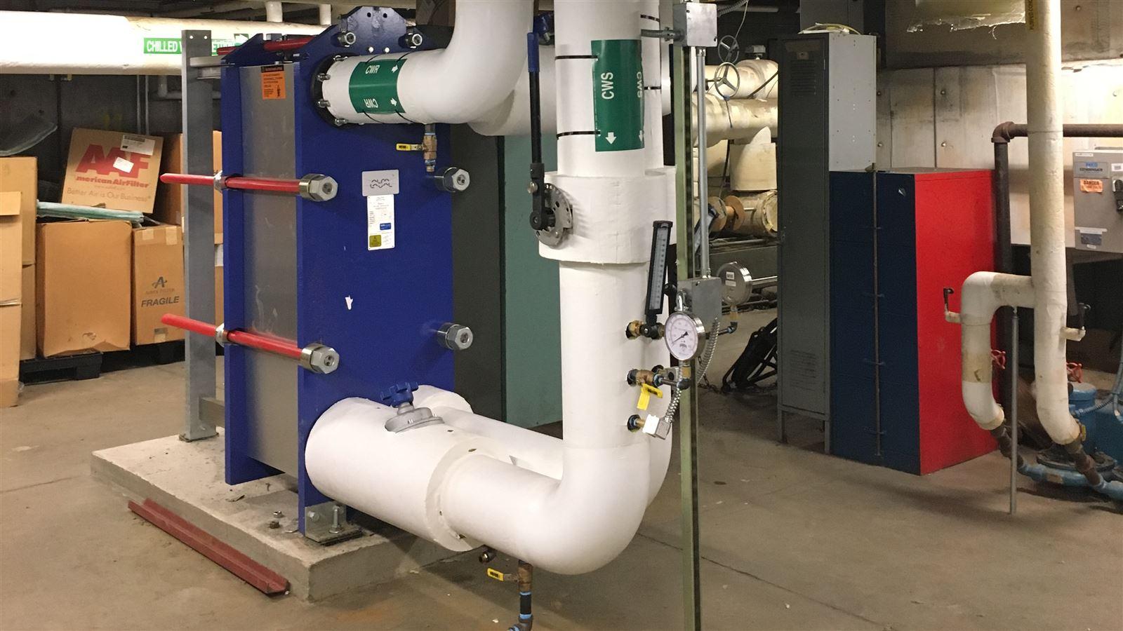 Kings County Hospital free cooling heat exchange