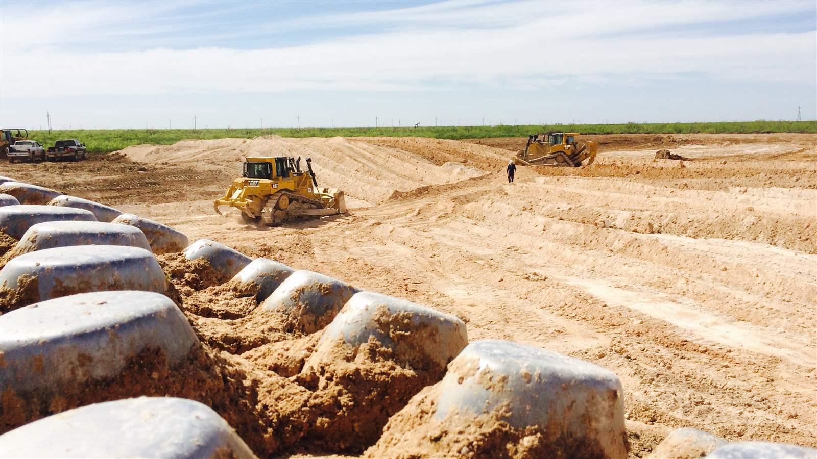 Permian Basin Water Storage Basin Image