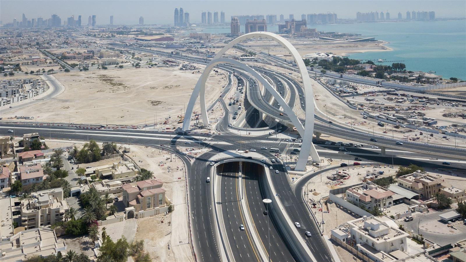 Wahda Interchange with underpass