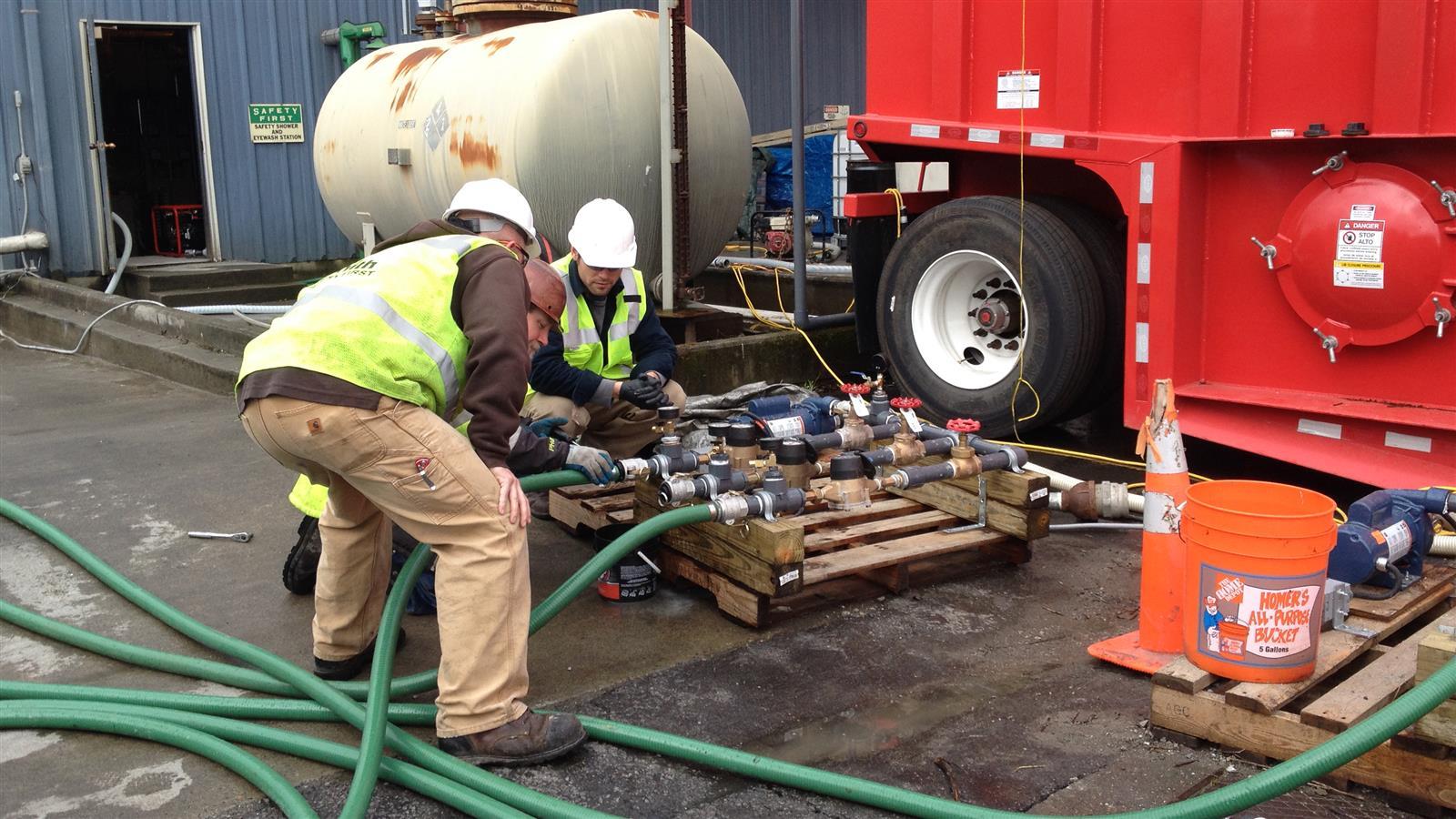 Well 12A Superfund Remediation Setup